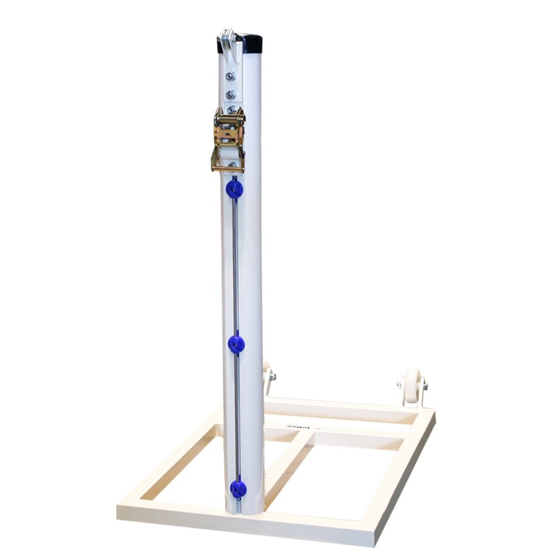 JUEGO POSTES TENIS TRASLADABLES ALUMINIO Ø 90MM