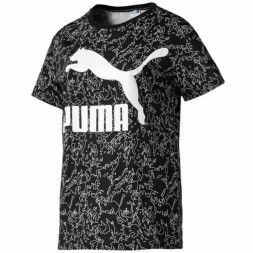CAMISETA PUMA CLASSICS LOGO TEE AOP