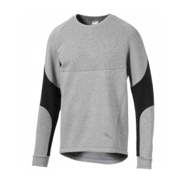 CAMISETA PUMA EVOSTRIPE CREW MEDIUM GRAY HEATHER 580091