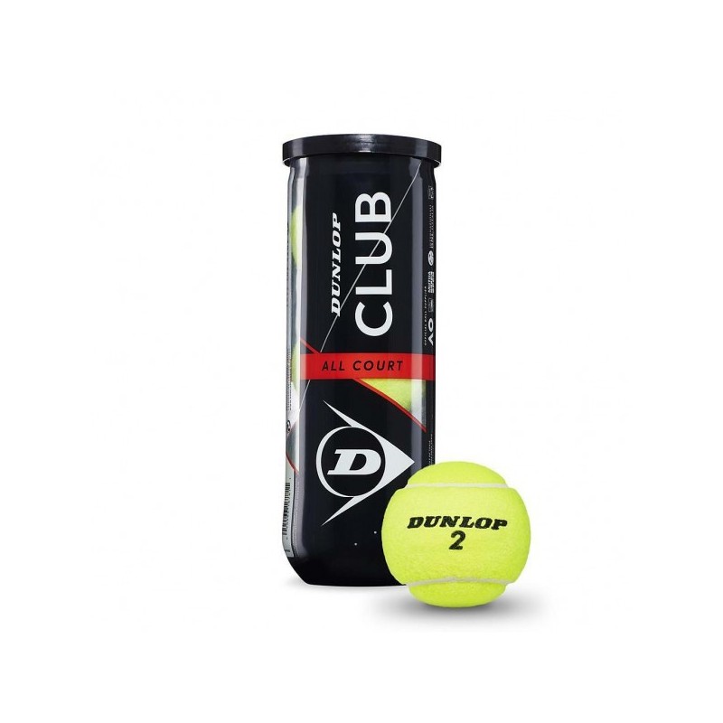 BOTE PELOTAS TENIS DUNLOP CLUB ALL COURT