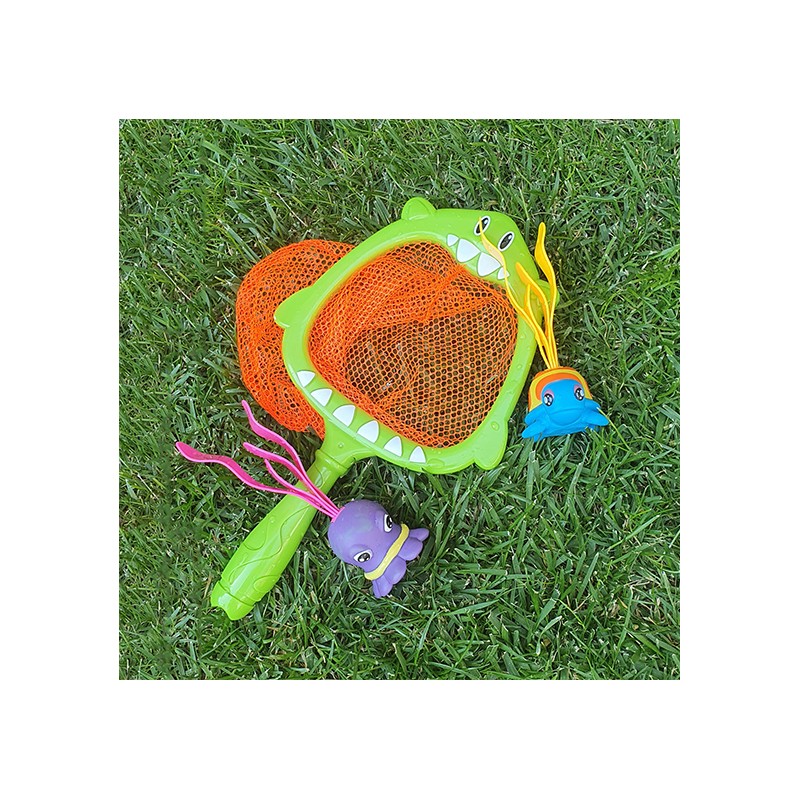 SET ACUÁTICO RED PESCA+ 2 PECES