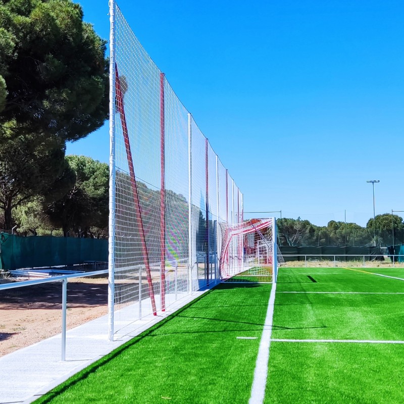 POSTE REFUERZO METÁLICO PARA RED PROTECCIÓN SIN BOTES