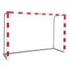 JUEGO PORTERÍAS F.SALA/BALONMANO ALUMINIO TRASLADABLES 80X80MM CON BASE 80X40MM TOP