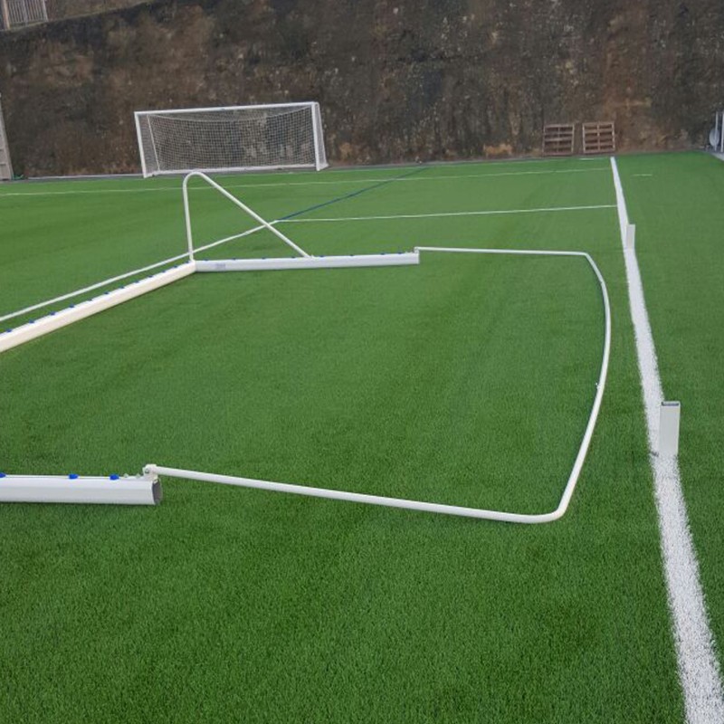 JUEGO DE 2 BASES PORTERÍAS FÚTBOL 7 PARA RECOGIDA DE RED