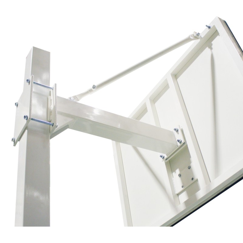 JUEGO DE 2 CANASTAS MINIBASKET DELUXE MONOTUBO TUBO 100 TRASLADABLE 2 RUEDAS CON CARRO  -SIN TABLERO,ARO