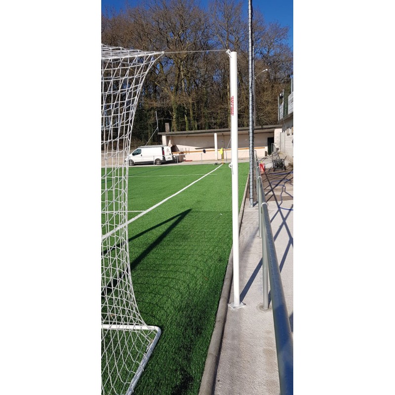 JUEGO 4 POSTES TRASEROS METÁLICOS PARA SUJECCIÓN RED TIPO CAJÓN