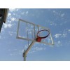 JUEGO DE 2 CANASTAS BALONCESTO DELUXE MONOTUBO FIJAS CON BASE PARA ANCLAJE -SIN TABLERO NI ARO-