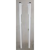 JUEGO POSTES VOLEIBOL FIJOS ALUMINIO Ø 90MM