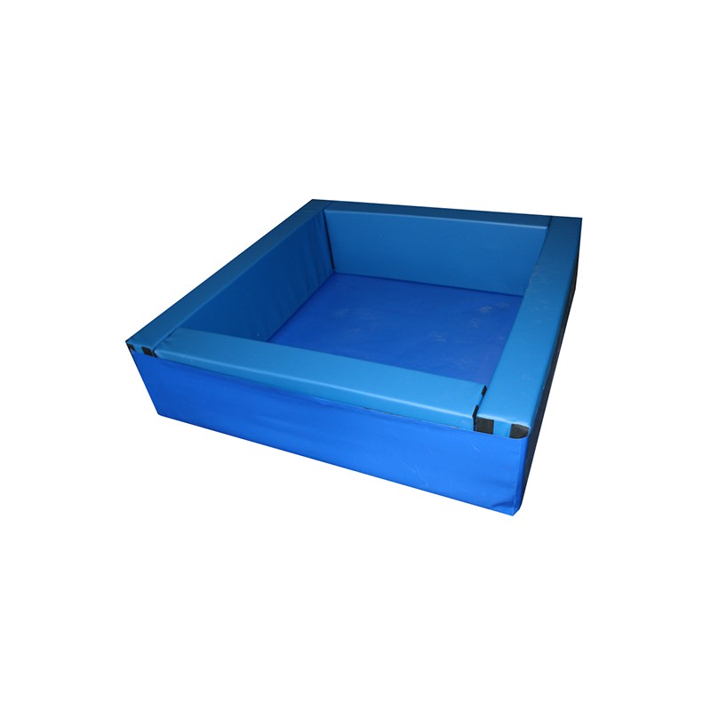 PISCINA CUADRADA LLENADO PELOTAS, 150X150X40CM ALTO X 15CM ANCHO