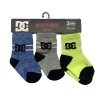 PACK 3 CALCETINES BEBÉ DC STRIPE CREW 83724T