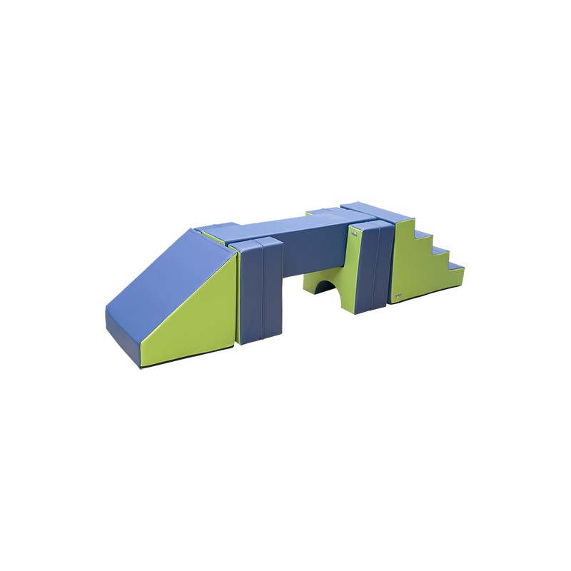 SET FIGURAS Nº4 (ESCALERA, 2 ASIENTOS, RECTÁNGULO Y RAMPA)