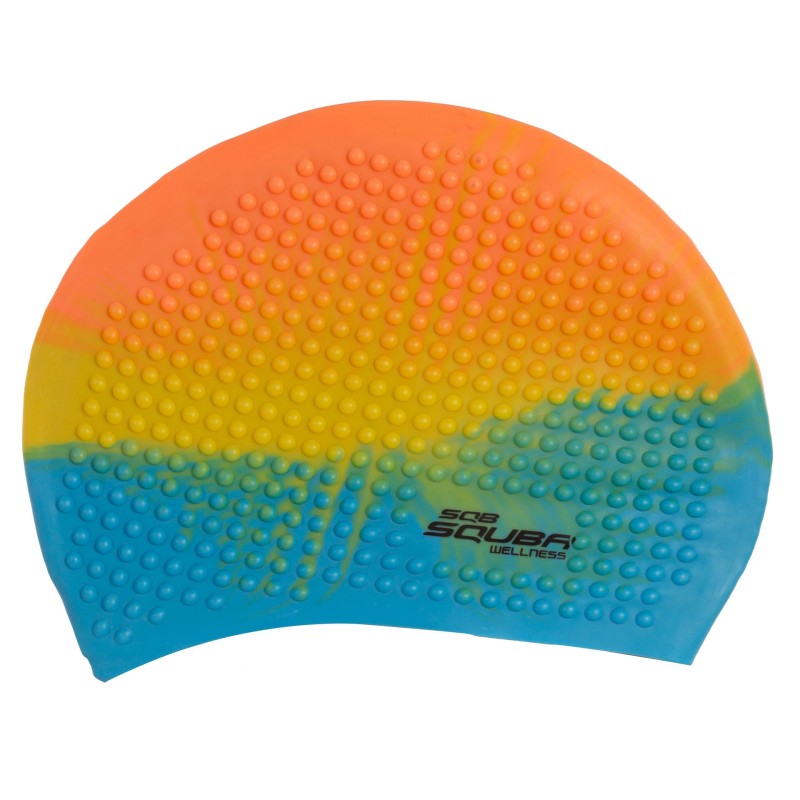 GORRO NATACIÓN SILICONA SQUBA BUBBLE MULTICOLOR