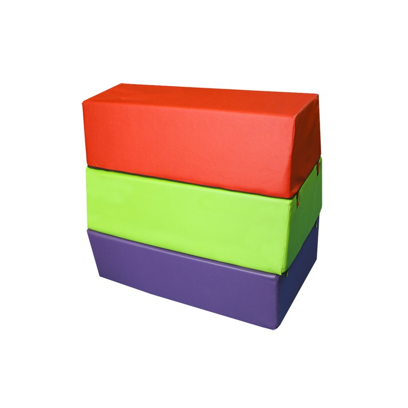 PLINTON DESMONTABLE PIRAMIDAL DE ESPUMA -TRES PIEZAS- 100X60X90CM