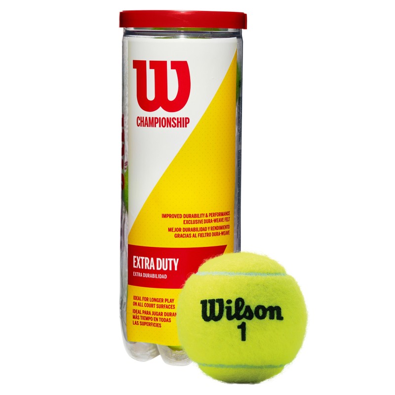 BOTE 3 PELOTAS TENIS WILSON CHAMPIONSHIP XD