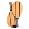 JUEGO DE 2 PALAS DE PLAYA MADERA SOFTEE RETRO