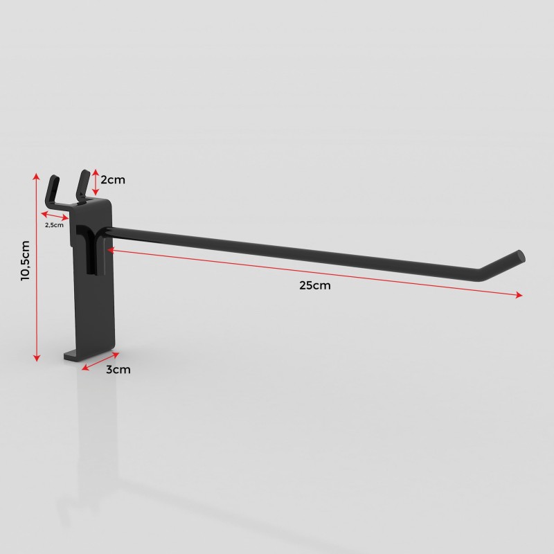 SOPORTE PERCHAS PARA RACK EXPOSITOR