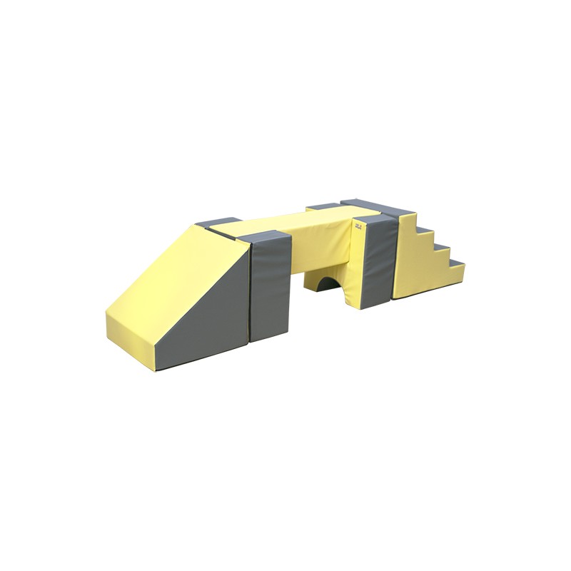 SET FIGURAS Nº4 (ESCALERA, 2 ASIENTOS, RECTÁNGULO Y RAMPA)