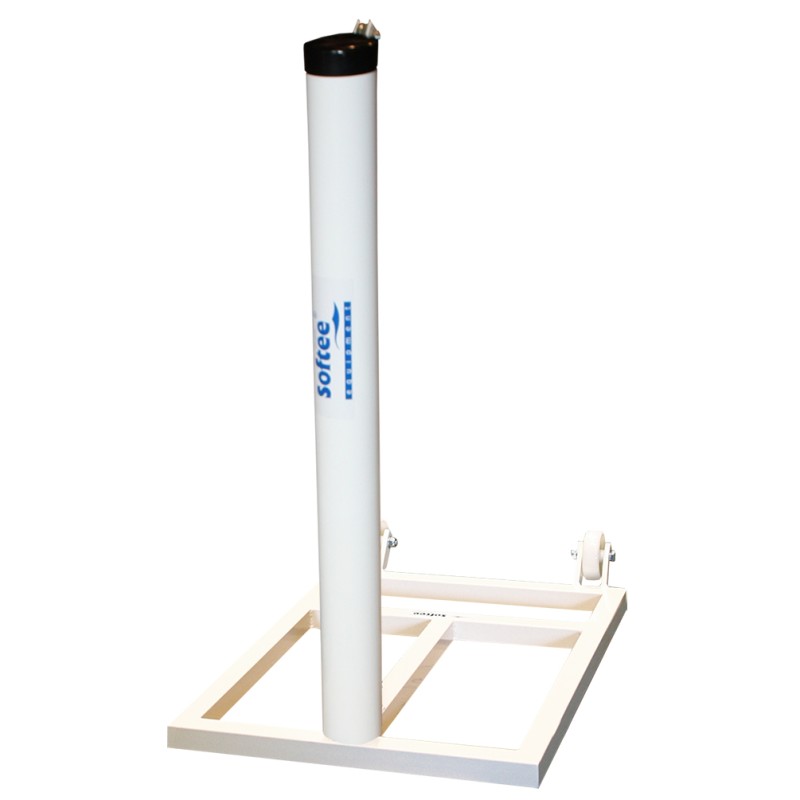 JUEGO POSTES TENIS TRASLADABLES ALUMINIO Ø 90MM