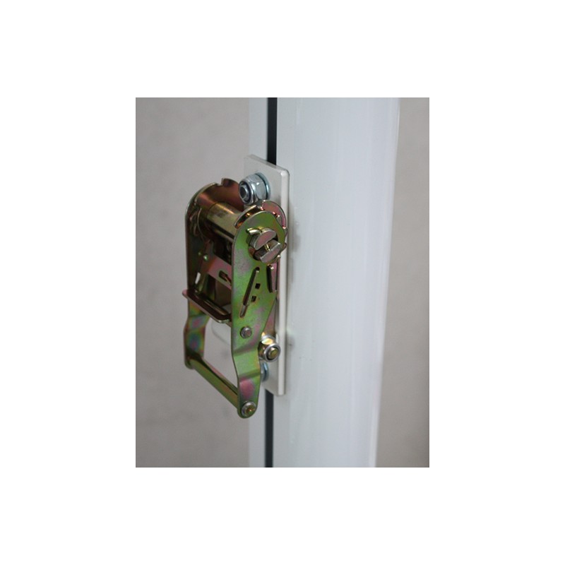 JUEGO POSTES VOLEIBOL TRASLADABLES DE ALUMINIO SECCIÓN CUADRADA 80X80MM