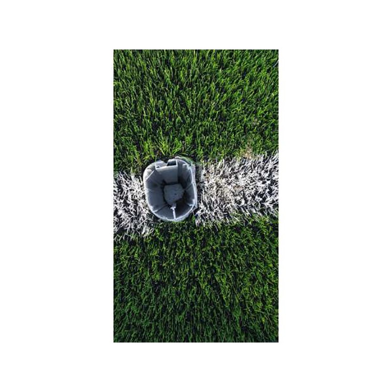 JUEGO PORTERÍAS ALUMINIO FÚTBOL 7 90 MM FIJAS