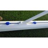 JUEGO PORTERÍAS ALUMINIO FÚTBOL 7 90 MM FIJAS
