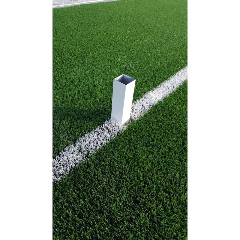 JUEGO PORTERÍAS ALUMINIO FÚTBOL 7 120X100 MM FIJAS