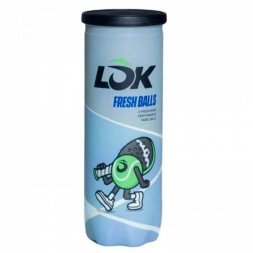 BOTE 3 PELOTAS DE PÁDEL LOK FRESH