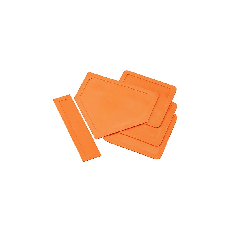 SET BASES CAUCHO BÉISBOL -3 BASES Y 1 HOME BASE