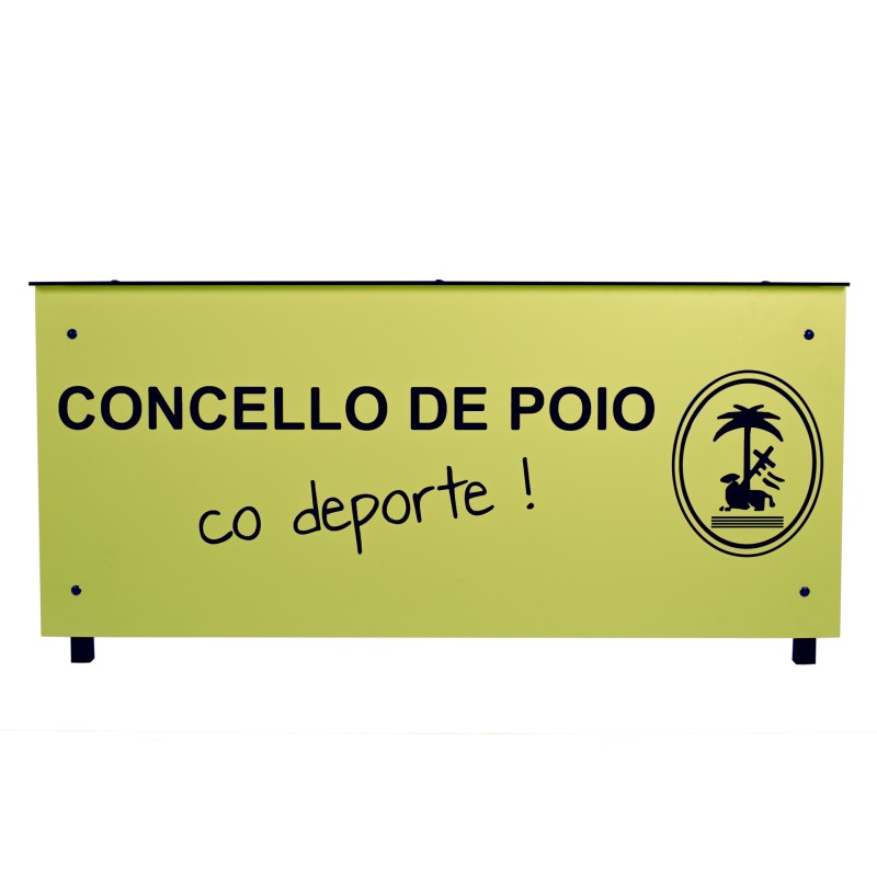 MESA ANOTADORES COMPLETA FENÓLICO 12MM COLOR PERSONALIZABLE