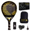 PACK PALA DE PÁDEL VIBOR-A BLACK MAMBA EVO PRO BLACK