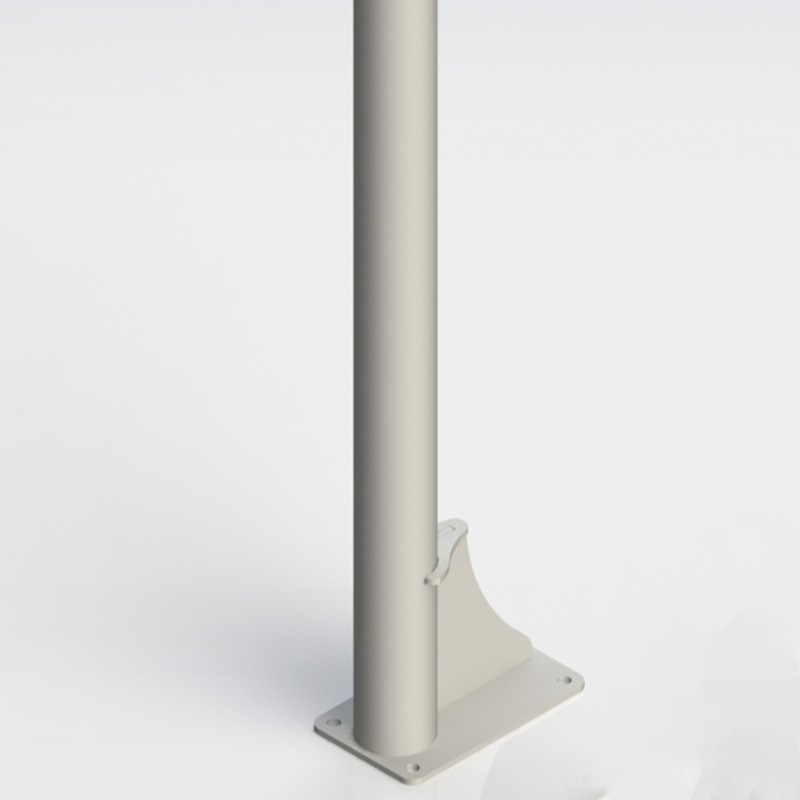 JGO CANASTAS ANTIVANDALICAS BALONCESTO NEW TUBO 114 MM LACADA -INCLUYE AROS, REDES Y TABLEROS-