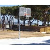 JGO CANASTAS ANTIVANDALICAS MINIBASKET NEW TUBO 114 MM GALVANIZADAS -INCLUYE AROS, REDES Y TABLEROS-