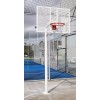 JUEGO DE 2 CANASTAS ANTIVANDALICAS MINIBASKET NEW TUBO 114 MM LACADA -INCLUYE AROS, REDES Y TABLEROS-