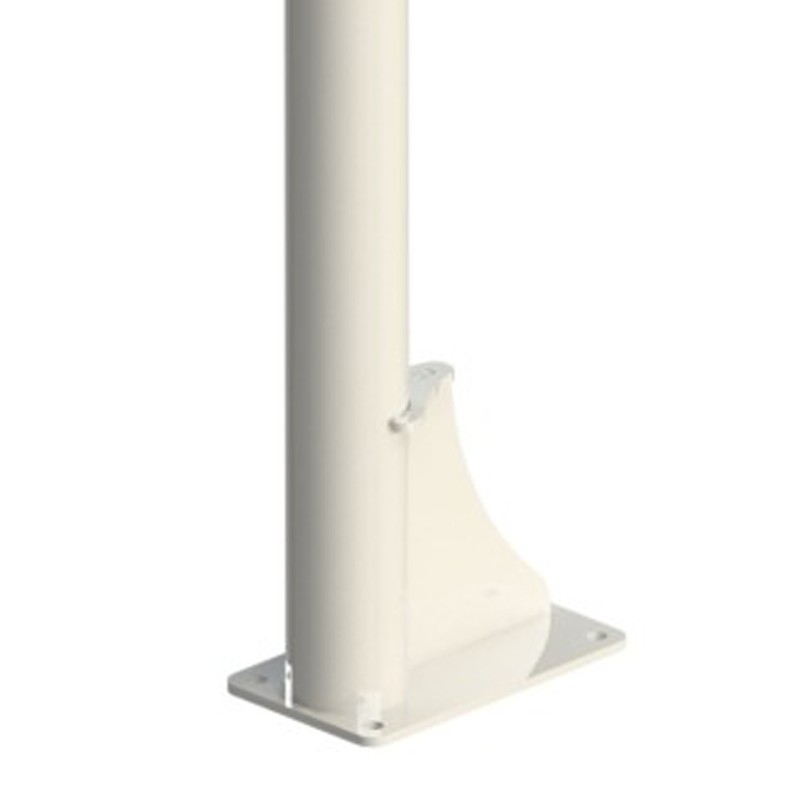 JUEGO DE 2 CANASTAS ANTIVANDALICAS MINIBASKET NEW TUBO 114 MM LACADA -INCLUYE AROS, REDES Y TABLEROS-