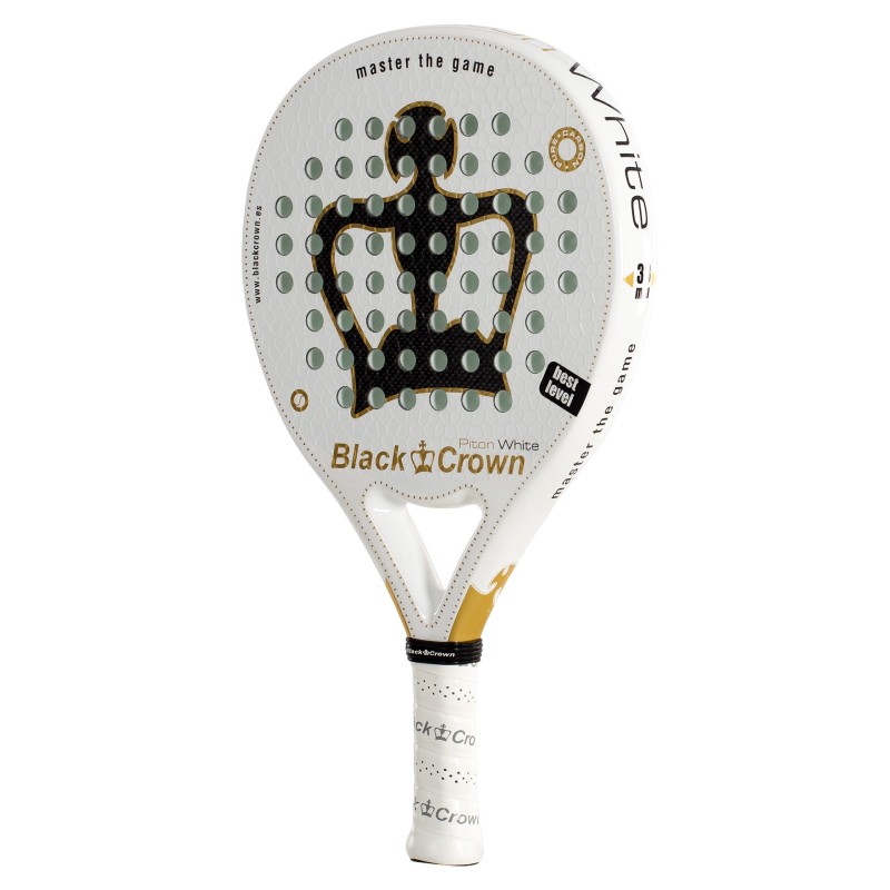 PALA DE PÁDEL BLACK CROWN PITON WHITE