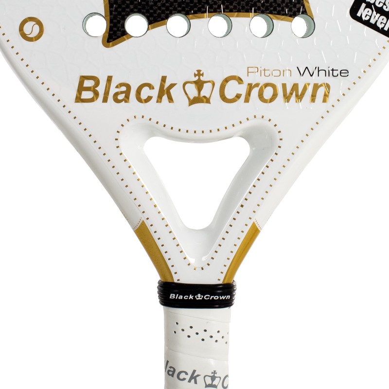 PALA DE PÁDEL BLACK CROWN PITON WHITE