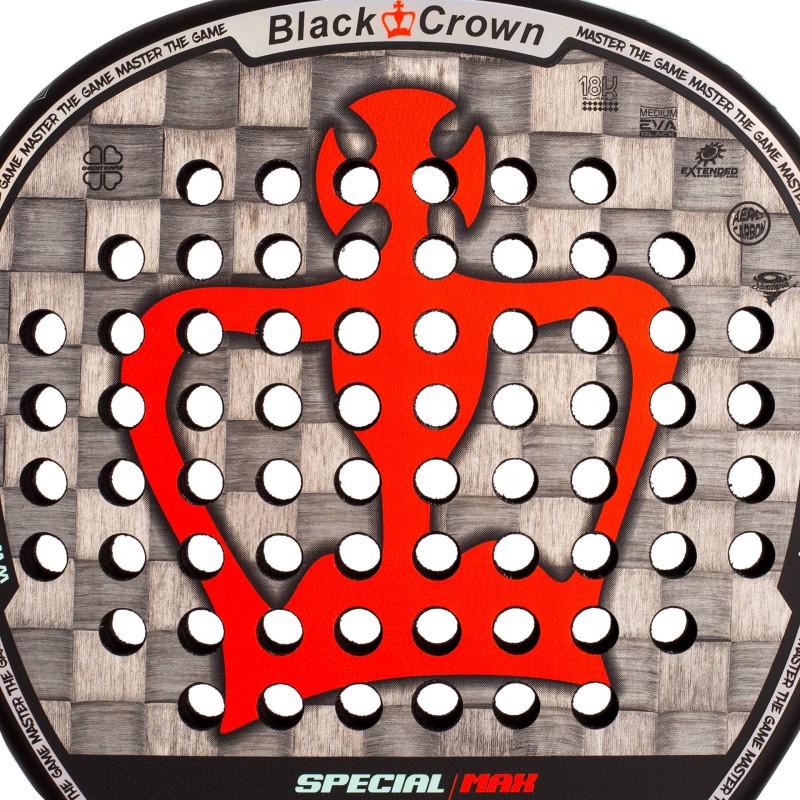 PALA DE PÁDEL BLACK CROWN SPECIAL MAX