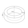 PISCINA REDONDA LLENADO PELOTAS,  DIAMETRO Ø 150CM X 40CM ALTO X 15CM ANCHO