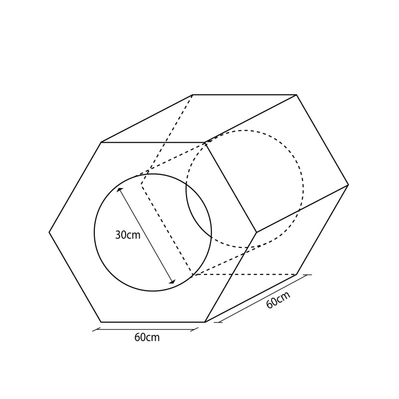 FIGURA TUERCA 60X60X30CM