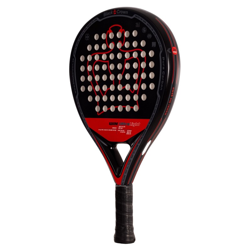 PALA DE PÁDEL BLACK CROWN WIN ULTRALIGHT