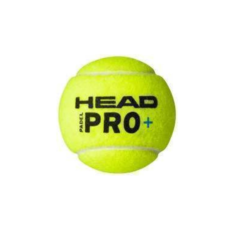 BOTE 3 PELOTAS DE PÁDEL HEAD PADEL PRO+