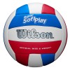BALÓN VOLEIBOL WILSON SOFT PLAY VB RED/WHITE/BLUE