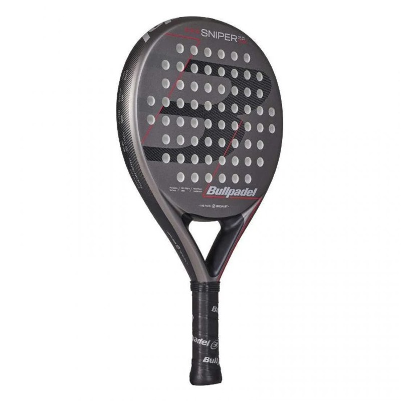 PALA DE PÁDEL BULLPADEL SNIPER 2.0 CONTROL GRIS OSCURO 2026