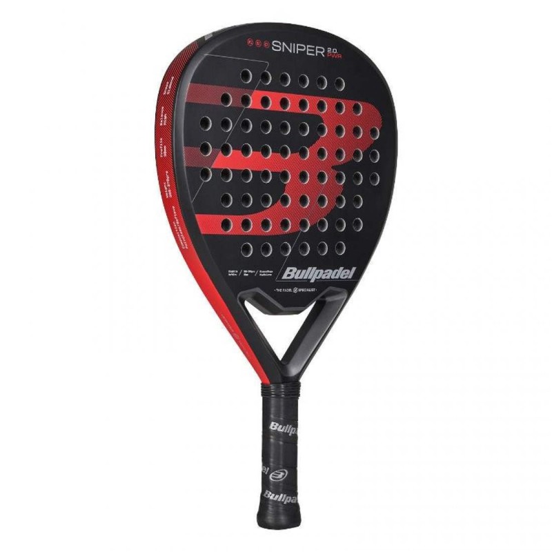 PALA DE PÁDEL BULLPADEL SNIPER 2.0 POWER NEGRO 2026