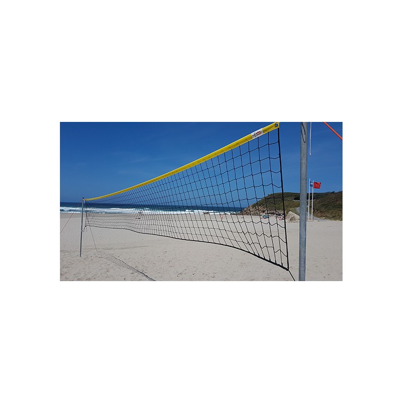 RED VOLEY PLAYA 3 MM LINEA PREMIUM CON CINTA AMARILLA