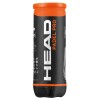 BOTE DE 3 PELOTAS DE PÁDEL HEAD PADEL PRO RFID