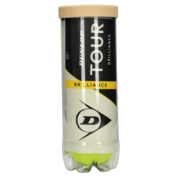 BOTE DE 3 PELOTAS DE TENIS DUNLOP TOUR BRILLIANCE