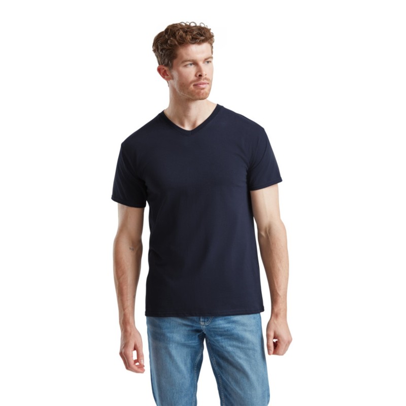 CAMISETA FRUIT OF THE LOOM VALUEWEIGHT V-NECK T ADULTO