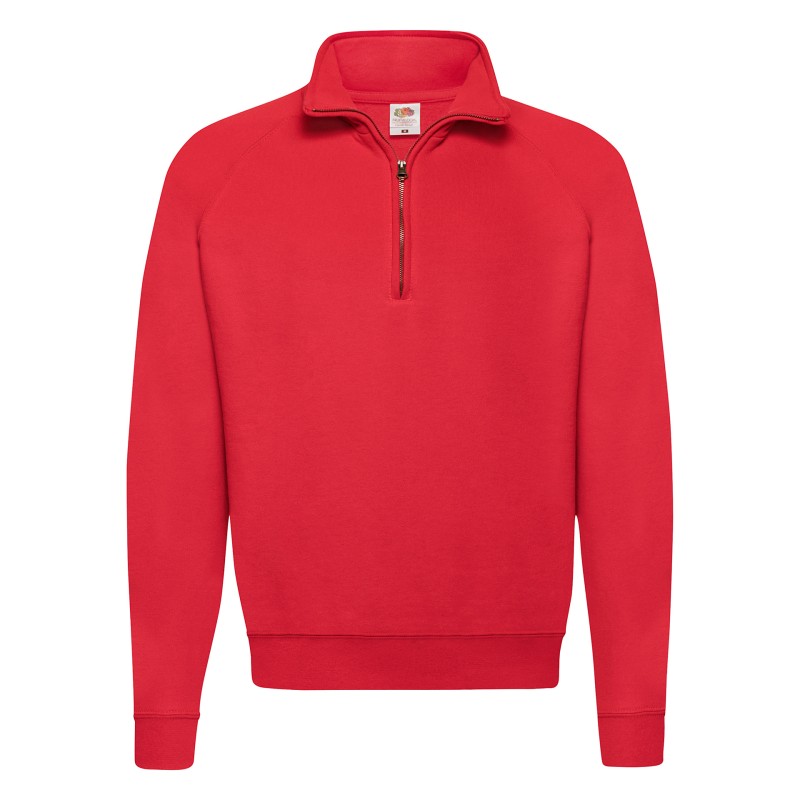 SUDADERA FRUIT OF THE LOOM CLASSIC ZIP NECK ADULTO