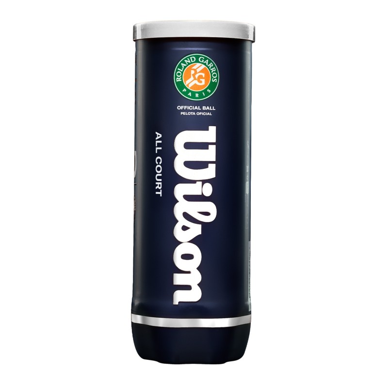 BOTE DE 3 PELOTAS TENIS WILSON ROLAND GARROS ALL